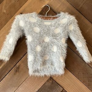 Super Soft Fury Polkadot Sweater